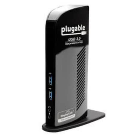 Plugable Technologies USB 3.0 Docking Station with Dual Video Outputs for Windows PL306328